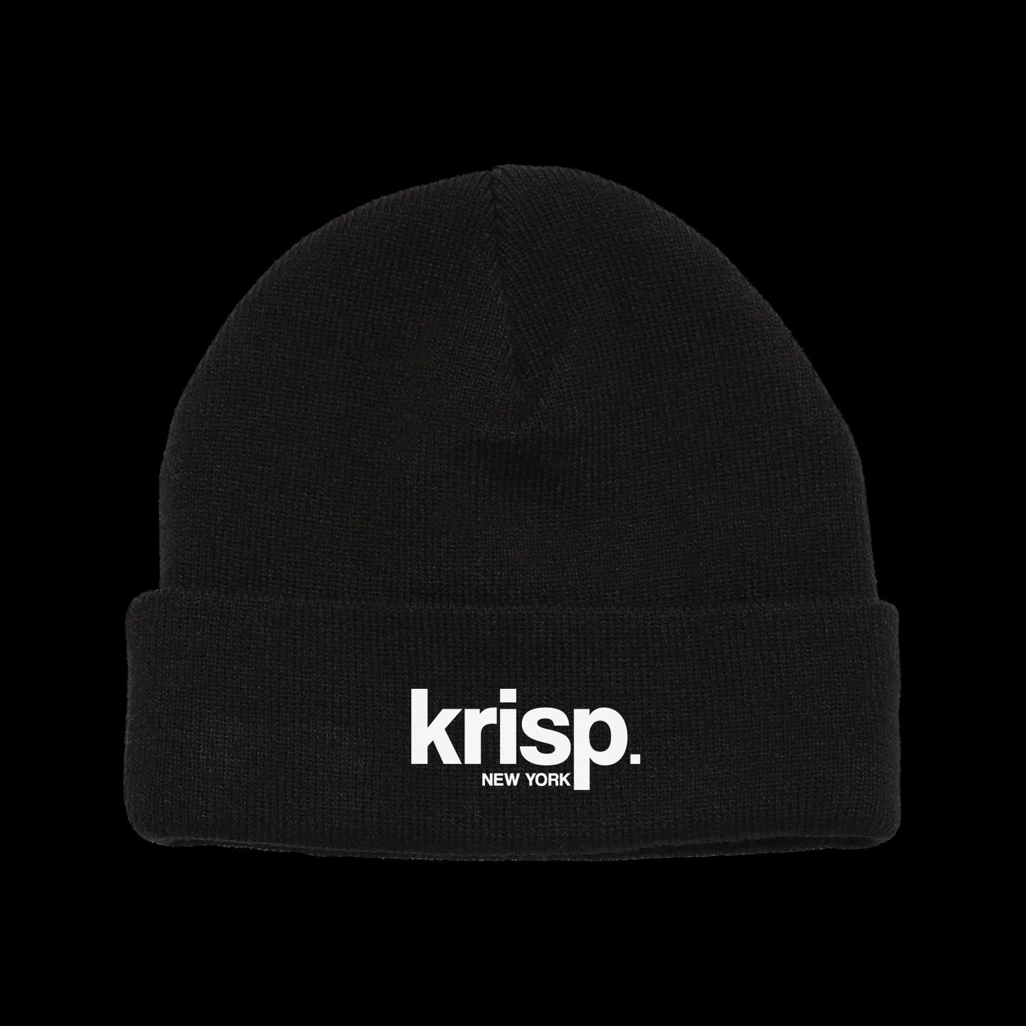 black carbon beanie | krisp. New York