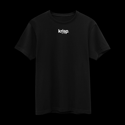 black unisex tee | krisp. New York